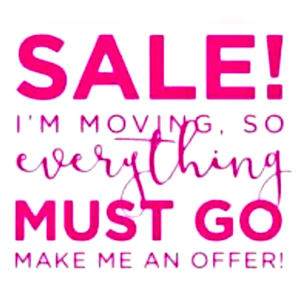 Moving sale!